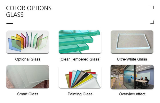Un bon prix. Top Aide à l'esthétique moderne du mur de séparation en verre de bureau avec optimisation de l'espace en ligne