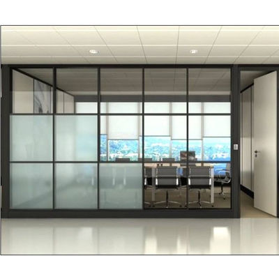 Un bon prix. Demountable Office Glass Partition Wall with 30-42dB Sound Insulation and 108mm/90mm Thickness en ligne