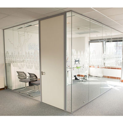 acheter Murs de séparation en verre résistant au son, murs de bureau en verre sans cadre 108 mm 90 mm épaisseur online manufacture