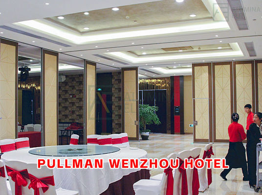 Un bon prix. Hôtel Pullman Wenzhou : Cloison mobile acoustique avec indice STC de 42 à 56 dB et épaisseur de 105 cm pour salles de banquet et salles d'exposition en ligne