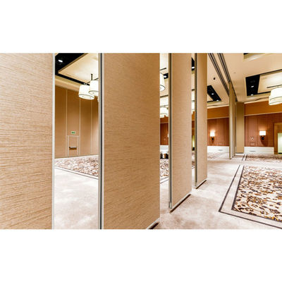 Panneau d'isolation acoustique en bois avec paroi de cloisonnage mobile et finition en tissu