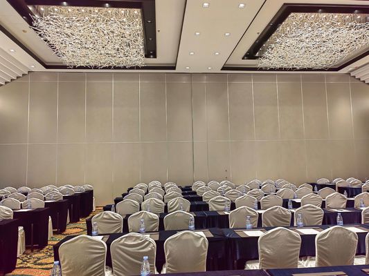 MDF isolation acoustique cloison pliante mobile pour hôtel de bureau