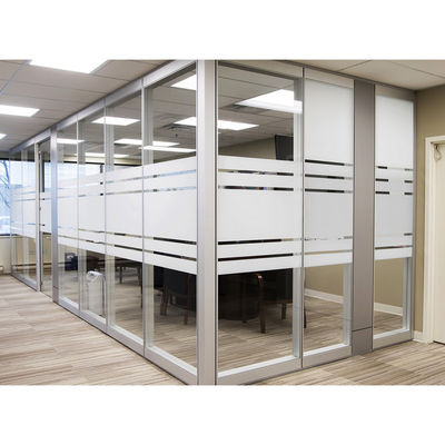 Un bon prix. Parement en verre à cadre en aluminium coulissant panoramique / mur de séparation suspendu en ligne