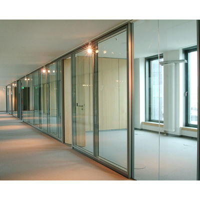 Centres d'exposition Murs de séparation en verre à cadre en aluminium Pour système panoramique