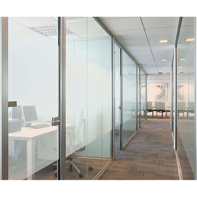 Salle de réunion cadre en aluminium vitré unique mur de séparation robuste durable