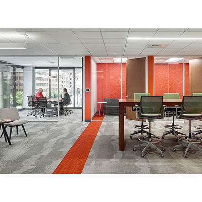 Partitions vitrées démontables Partition vitrée de bureau personnalisée avec cadre en aluminium