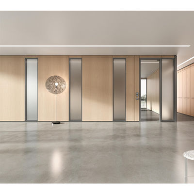 Un bon prix. Modern Office Glass Partition Wall with Frosted Glass Acid Etched Glass and 108mm Thickness en ligne