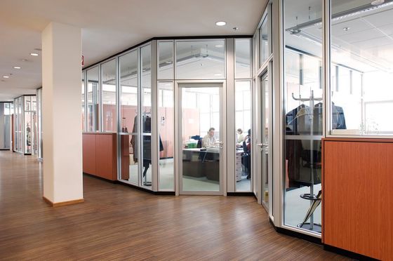 Un bon prix. Système panoramique Mur de séparation en verre en aluminium pour résidentiel en ligne