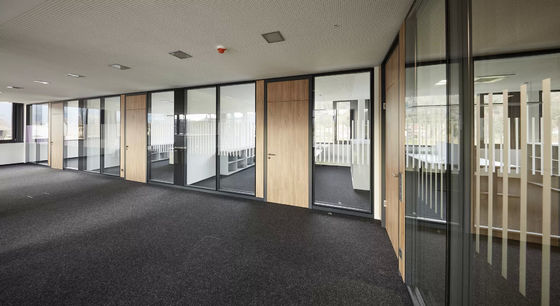 Muro de séparation de bureau en aluminium écologique 3 ans de garantie