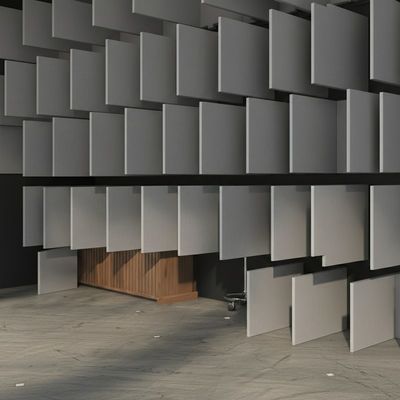 Résistant mur de cloisons sonores de bureau de construction avec 89 cm d'épaisseur