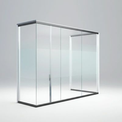 Un bon prix. Murs de séparation en verre trempé de bureau à vitrage unique Opérabilité pratique en ligne