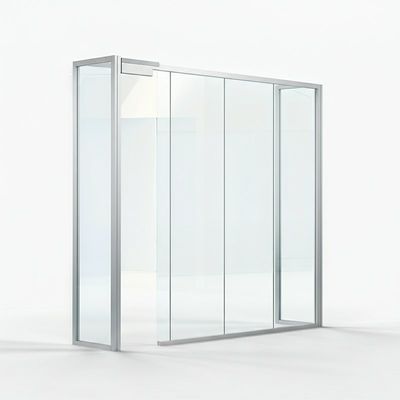 Un bon prix. Parement en verre démontable panoramique Parement en verre temporaire Cadre en aluminium en ligne