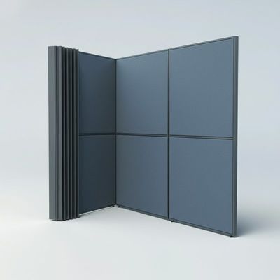 Isolement acoustique des cloisons de bureau à panneaux multiples avec fonctionnement manuel facile